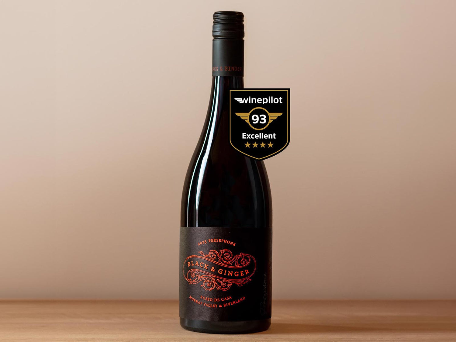 Black and Ginger, Rosso de Casa, Italian Red Blend, 93 points WinePilot