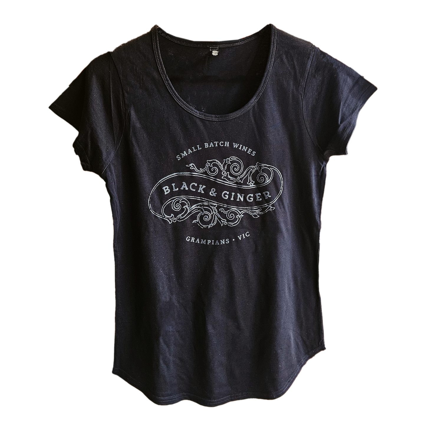 Black & Ginger Fitted T-Shirt