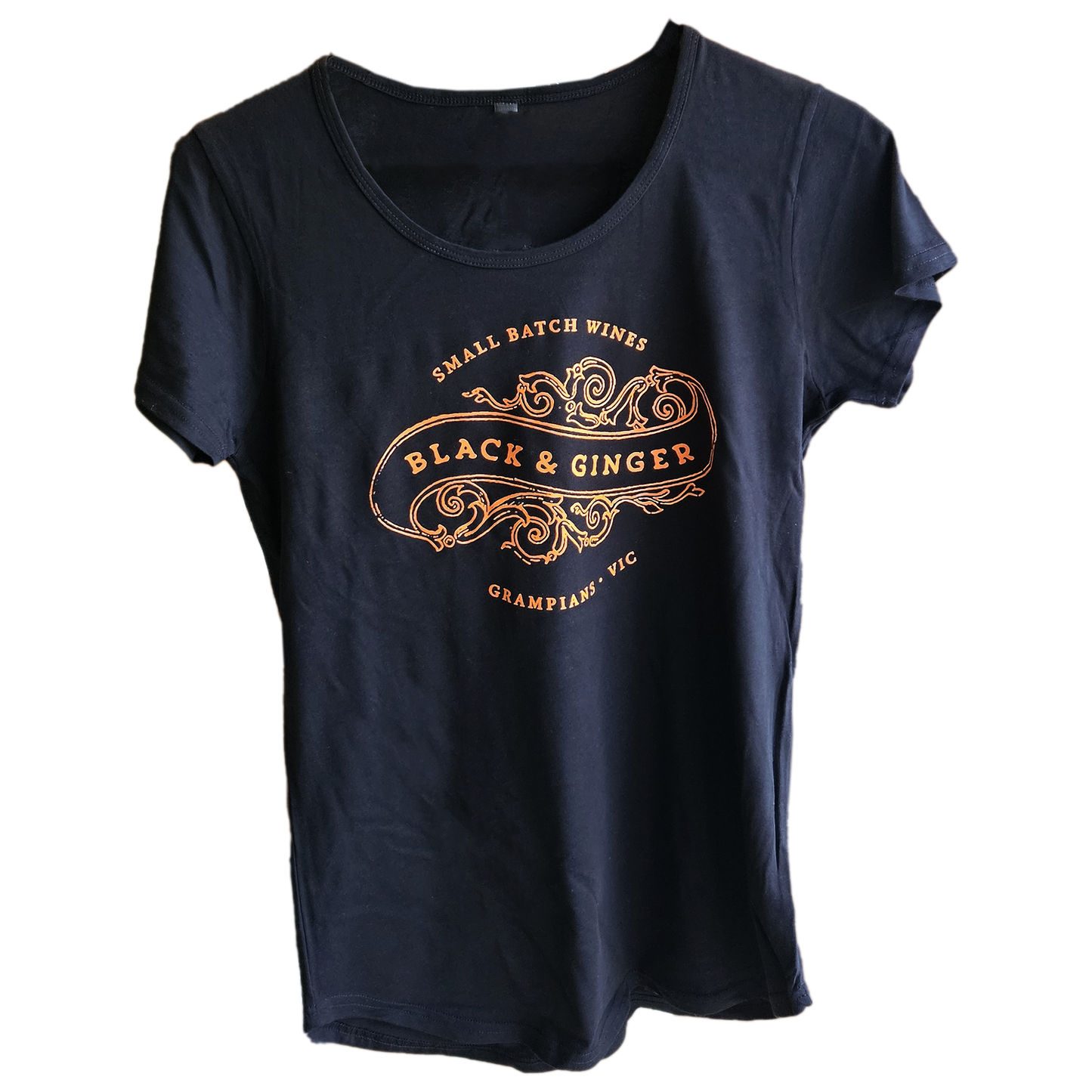 Black & Ginger Fitted T-Shirt