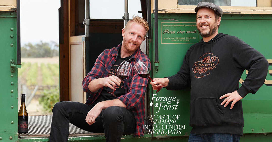 Hadyn Black and Darcy Naunton, Cheers to 10 Years of Black & Ginger Wines