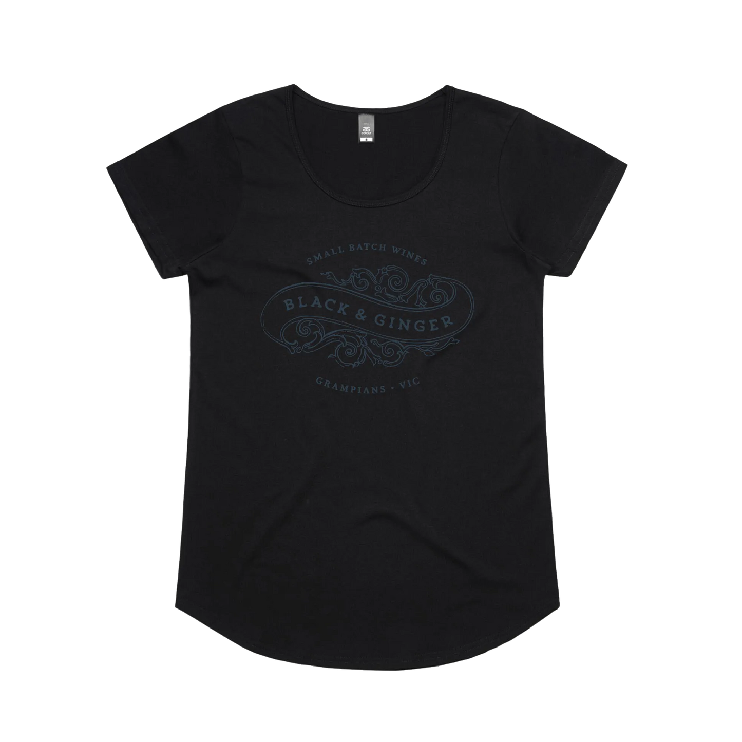 Black & Ginger Fitted T-Shirt