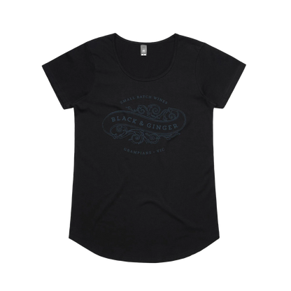 Black & Ginger Fitted T-Shirt