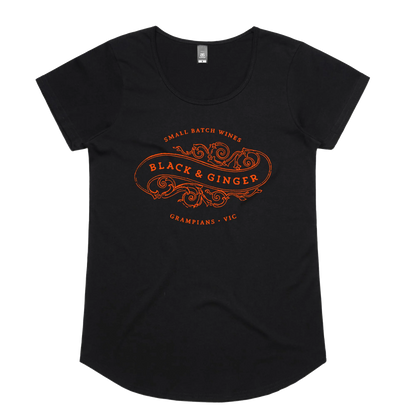 Black & Ginger Fitted T-Shirt