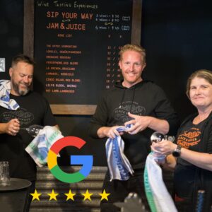 Black & Ginger team with Google review label